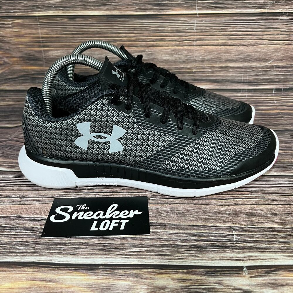 Under Armour Women's Charged Lightning Black Pink Athletic Shoes